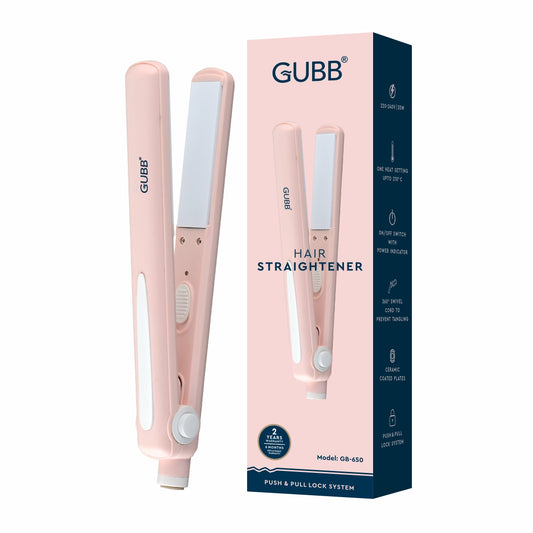 Gubb Hair Straightner Pink ( GB-650 )