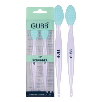 GUBB Lip Scrubber for Plump and Healthy Lips - Dual-Sided Benefits for Exfoliation and Deep Massage