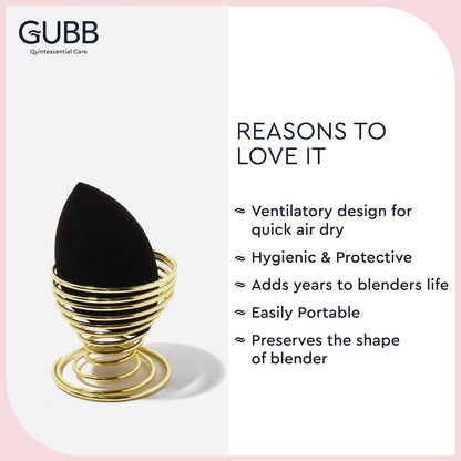 Gubb Makeup Blender Stand Gold