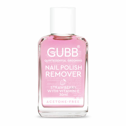 GUBB NAIL POLISH REMOVER STRAWBERRY 30 ML