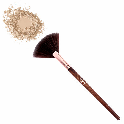 GUBB MAKE UP BRUSH FAN BRUSH