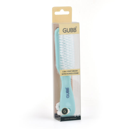 GUBB 2 IN 1 FOOT BRUSH WITH PUMICE STONE