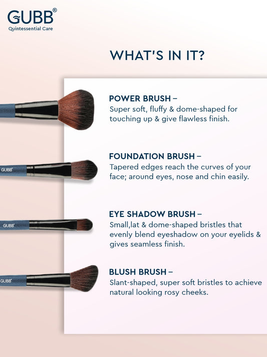 Gubb 8 Professional Makeup Brushes