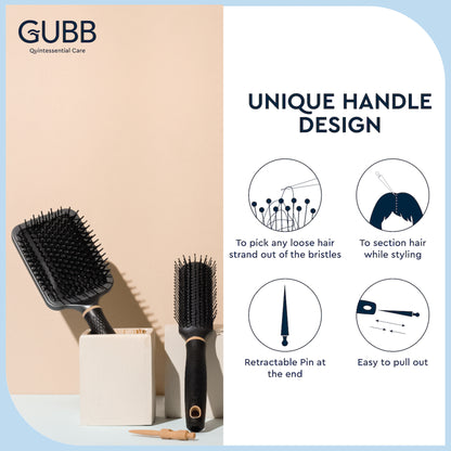 Gubb Paddle Brush With Pin Elite Range