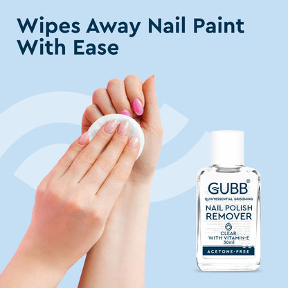 GUBB NAIL POLISH REMOVER CLEAR 30 ML