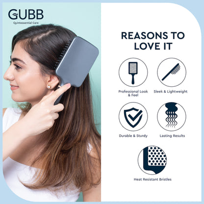 Gubb Paddle Brush With Pin Elite Range