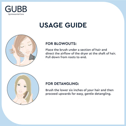 Gubb Paddle Brush With Pin Elite Range