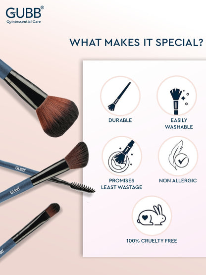 Gubb 8 Professional Makeup Brushes