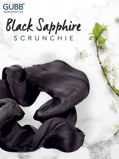 GUBB BLACK SAPPHIRE SCRUNCHIE (GB-HA-18)