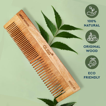 All-Purpose Neem Wood Comb - Natural