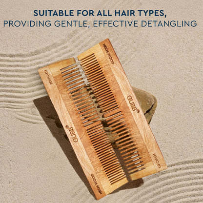 All-Purpose Neem Wood Comb - Natural