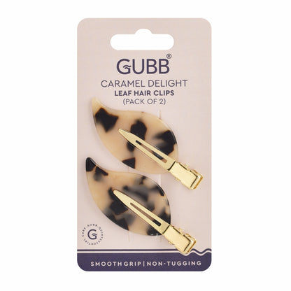 Gubb Caramel Delight Leaf Hair Clip