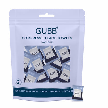 GUBB COMPRESSED COTTON TOWEL 30 PCS