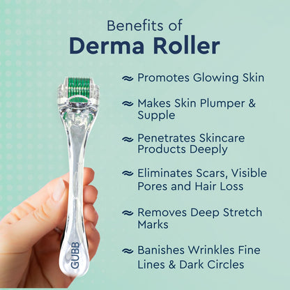 Gubb Derma Roller Transparent Green