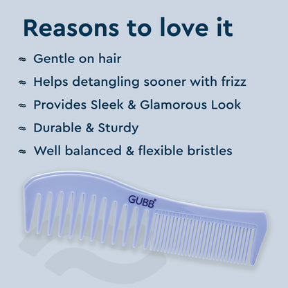 Gubb Detangling Hair Comb (Santorini Hues)