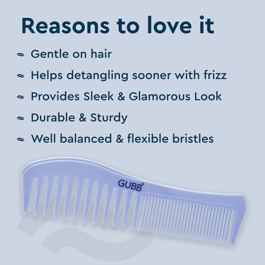 Gubb Detangling Hair Comb (Santorini Hues)