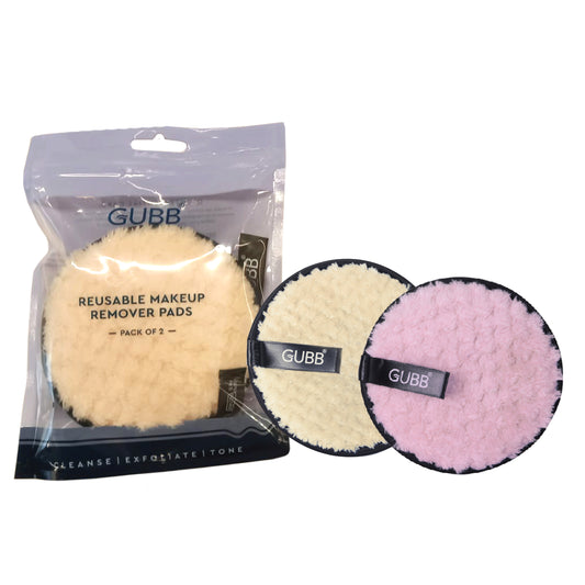 Gubb Reuseable Makeup Remover Pads (Pink & Beige)