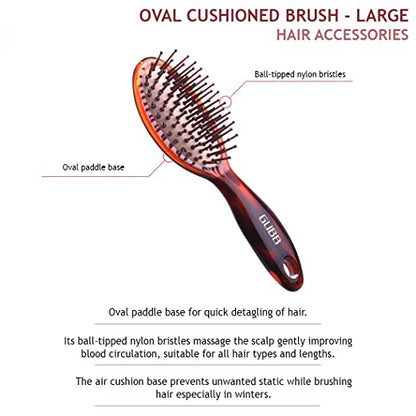 Gubb Oval Cushioned Brush( Large)