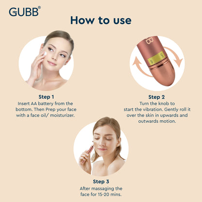 GUBB Face Sculpting Vibrating Roller