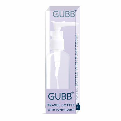 GUBB TRAVEL BOTTLE WITH PUMP 100 ML