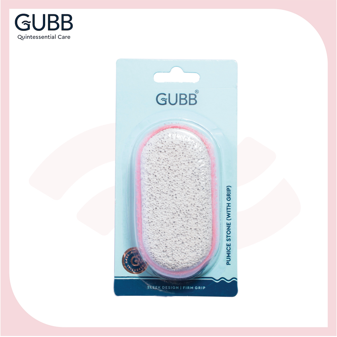 Pumice Stone With Rubber Grip