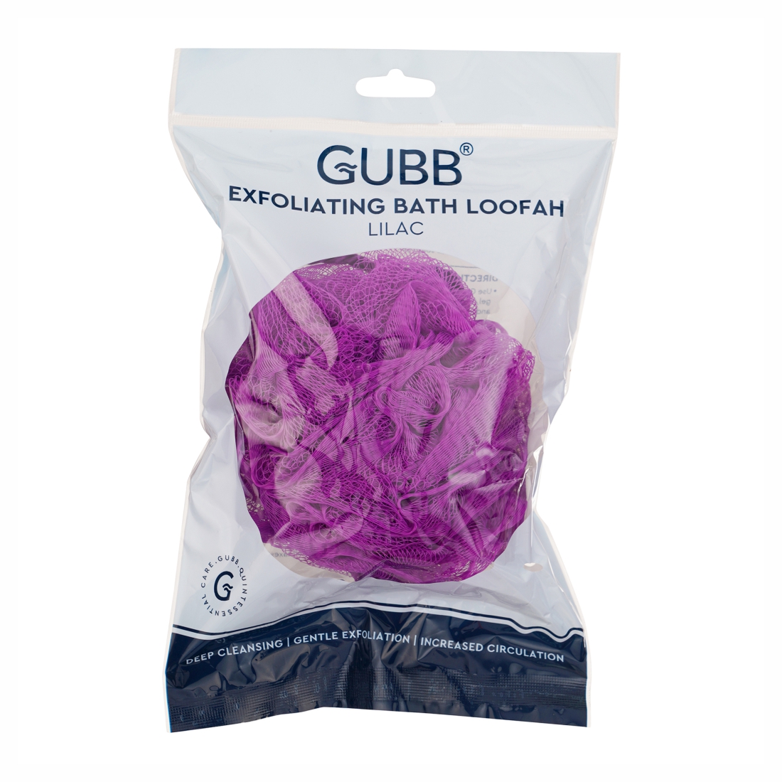 Luxe Sponge Round Loofah ( Lilac )
