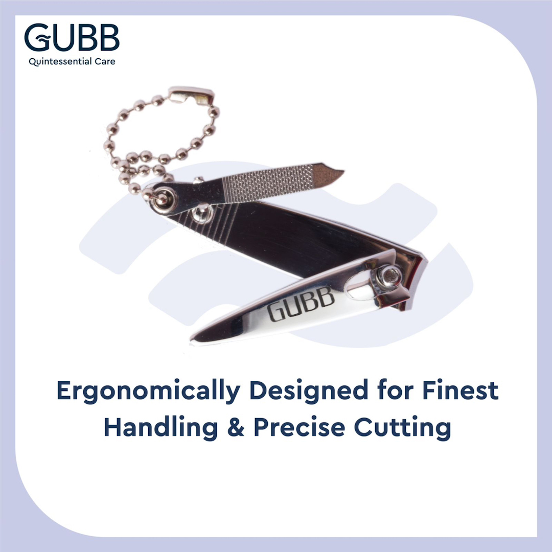 Finger Nail Clipper With File & Key Chain