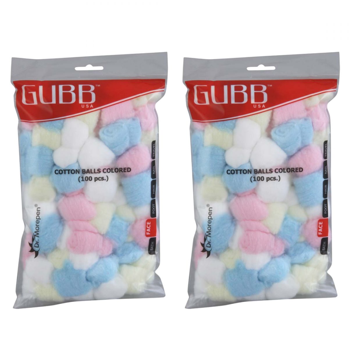 Plain Multicolor Colored Cotton Balls, Packaging Size: 100Piece,  Non-Sterile at Rs 40/pack in Greater Noida