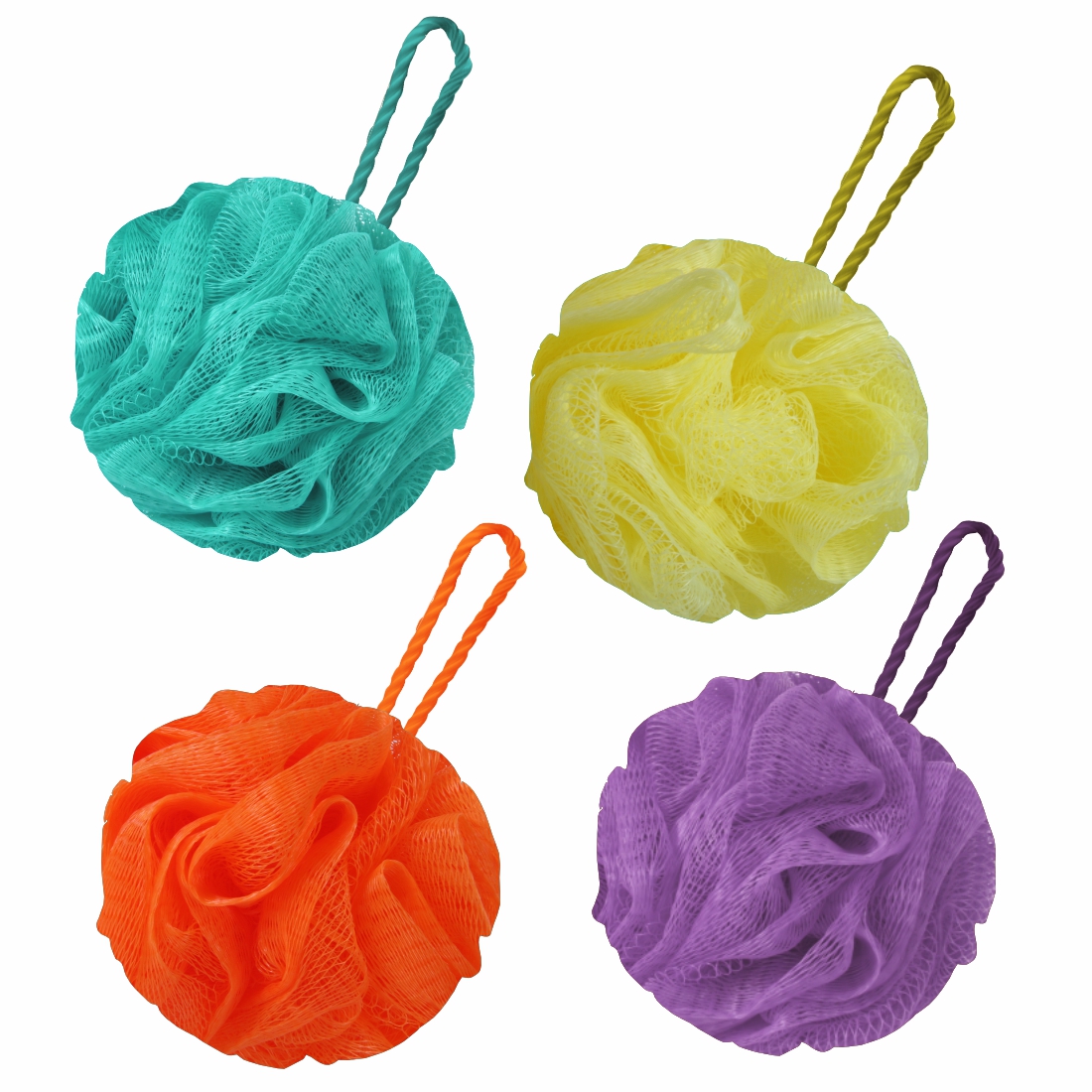 Luxe Sponge Round Loose Loofah Pack of 4